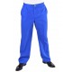 Déguisement pantalon bleu de cobalt homme luxe
