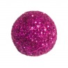 Mini boules pailletées fuchsia les 50