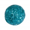 Mini boules pailletées turquoise les 50