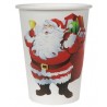 Gobelets carton Joyeux Noël les 10
