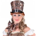 Chapeau haut de forme steampunk femme luxe