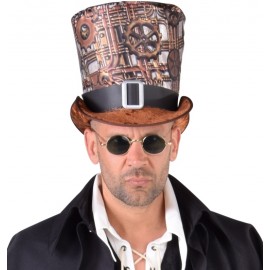 Chapeau haut de forme steampunk homme luxe