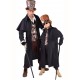 Déguisement manteau cocher steampunk homme luxe noir