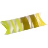 Etuis à dragées rayures couleur 8 cm les 6