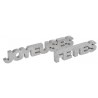 Déco mot joyeuses fêtes argent pailleté en bois 27 cm