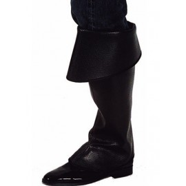 Sur-bottes noires adulte luxe