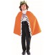 Déguisement cape de roi orange enfant luxe