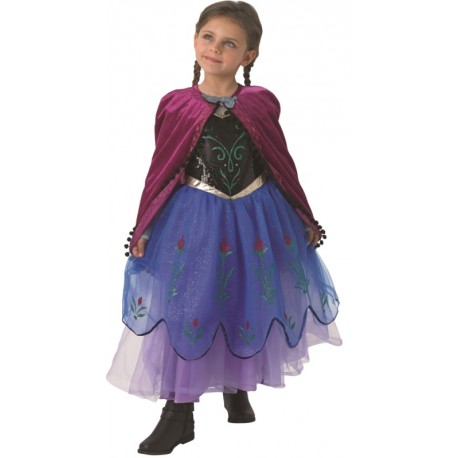 Déguisement Anna Frozen™ La Reine des Neiges™ fille Premium