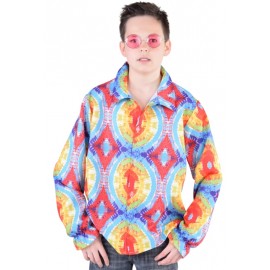Déguisement chemise hippie batik enfant
