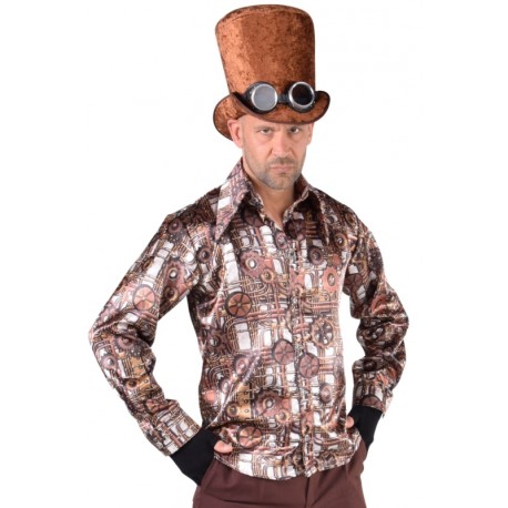 Déguisement chemise Steampunk homme luxe