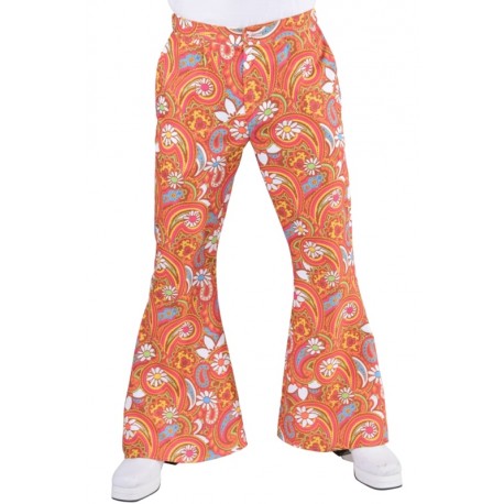 Déguisement pantalon hippie paisley homme luxe