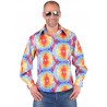 Déguisement chemise hippie batik homme 70's luxe
