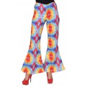 Déguisement pantalon hippie batik femme luxe
