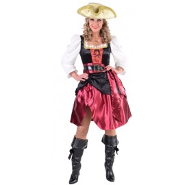 Déguisement pirate femme luxe