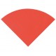 Serviettes de table rondes en papier rouge les 20