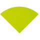Serviette de table ronde en papier vert anis les 20