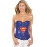 Déguisement Bustier corset Supergirl™ femme