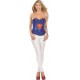 Déguisement Bustier corset Supergirl™ femme