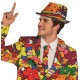 Chapeau borsalino flower power adulte
