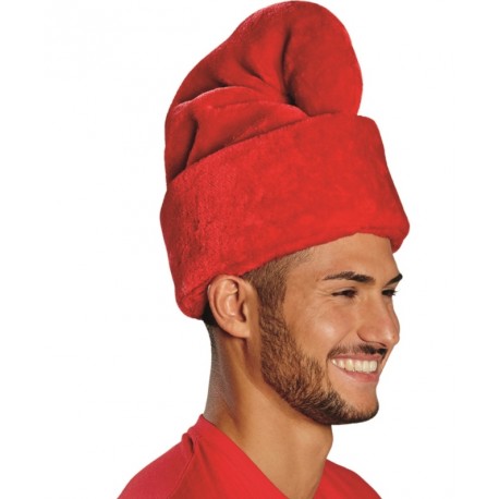 Bonnet de nain rouge adulte luxe