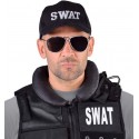 Casquette SWAT noire adulte et enfant luxe