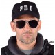 Casquette FBI noire adulte et enfant luxe