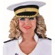 Casquette officier blanc adulte luxe