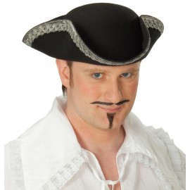 Chapeau tricorne pirate adulte