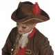 Chapeau pirate marron femme