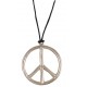 Collier hippie argent adulte