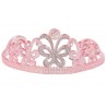 Diadème princesse papillon rose fille