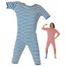 Déguisement baigneur maillot de bain bleu 1900 homme