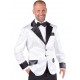 Déguisement veste blanche à paillettes homme luxe