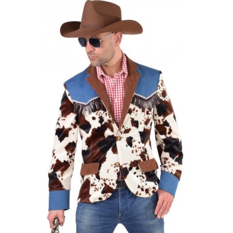 Déguisement veste cowboy homme luxe