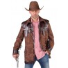 Déguisement manteau cowboy homme luxe