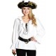 Déguisement chemise pirate blanche femme