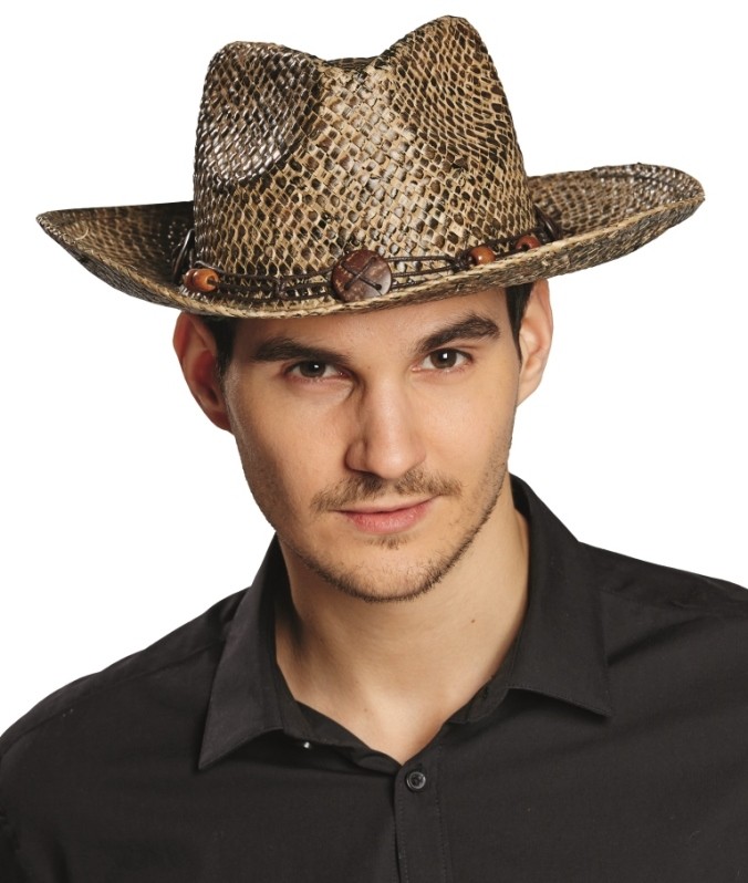 Chapeau de Cowboy en Paille Femme | Chapeau En Paille