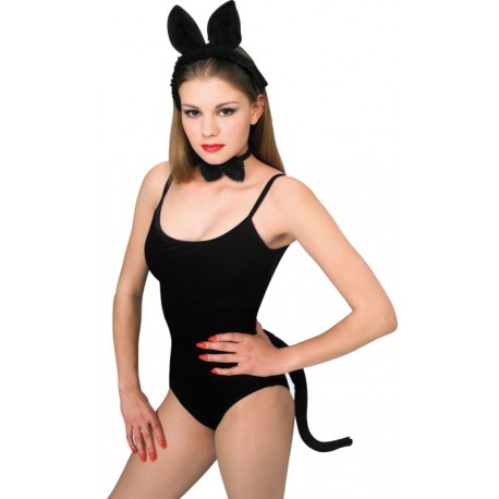 Set chat noir adulte