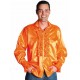 Déguisement chemise disco orange homme luxe