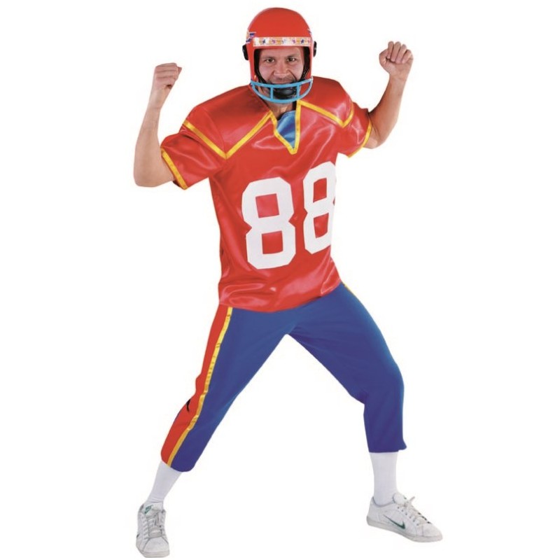 Casque De Football Américain Pour Enfant - Rouge - Déguisement Et Accessoire Pour Fêtes (FIESTAS GUIRCA)