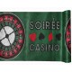 Chemin de table casino en intissé 5 M