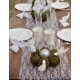 Chemin de table dentelle blanche chic 5 M