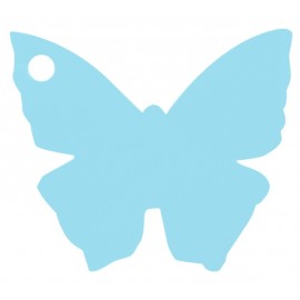 Etiquettes papillon bleu ciel les 10