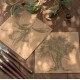 Serviettes de table provençales kraft naturel papier les 20