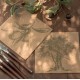 Serviette de table provençale kraft naturel papier les 20