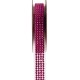 Ruban strass autocollant fuchsia 15 mm x 1 M