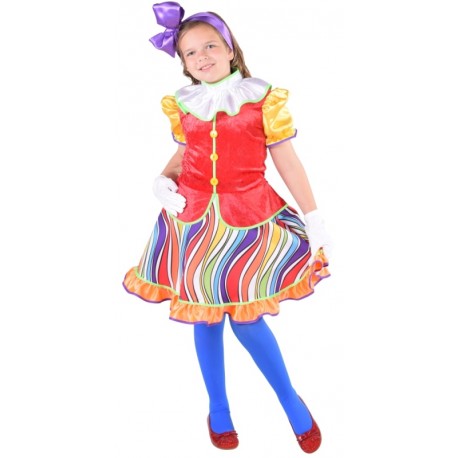 Déguisement clown fille luxe