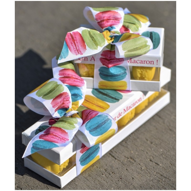 Lot De 50 Boîtes à Macarons En Carton Kraft - Emballage Pâtisserie 10.5x5.5x3.5 Cm - Pour Cupcakes, Desserts, Mariages, Fêtes
