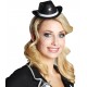 Mini chapeau cowboy noir femme