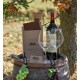 Tirelire viticole bois kraft naturel 25 cm